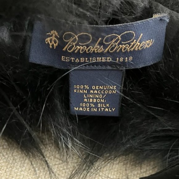 Brooks Brothers Fur Tie Collar - Picture 2 of 2